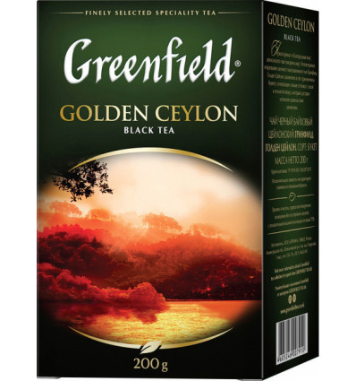 Чай Greenfield Golden Ceylon 200гр