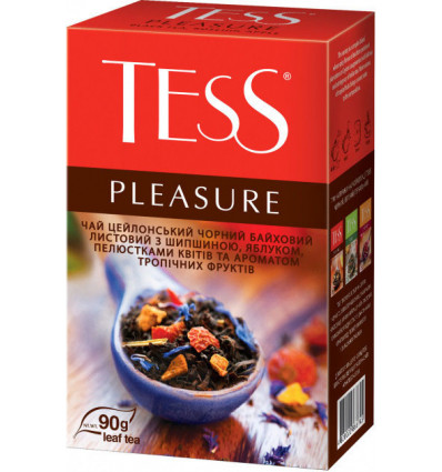 Чай TESS Pleasure, черный 90 гр