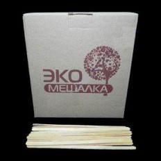 Палочка-мешалка ЭКО 14см деревянная в картонной упаковке 1000шт