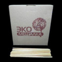 Палочка-мішалка ЕКО 14см дерев'яна в картонній упаковці 1000шт