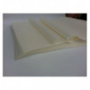 Упаковка силиконовой пергаментной бумаги 60 * 40см 500шт для выпекания, белая