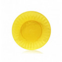 Тарелка-Ю d 20,5см желтая стекловидное 10шт Укр.