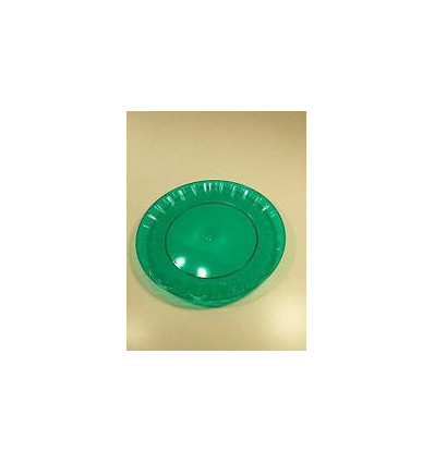 Тарелка-Ю d 20,5см зеленый стекловидное 10шт Укр.