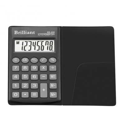Калькулятор карманный Brilliant BS-200, 8 разрядов