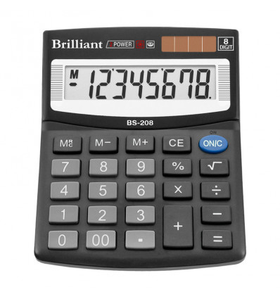 Калькулятор Brilliant BS-208, 8 розрядів