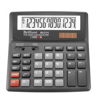 Калькулятор Brilliant BS-314, 14 разрядов