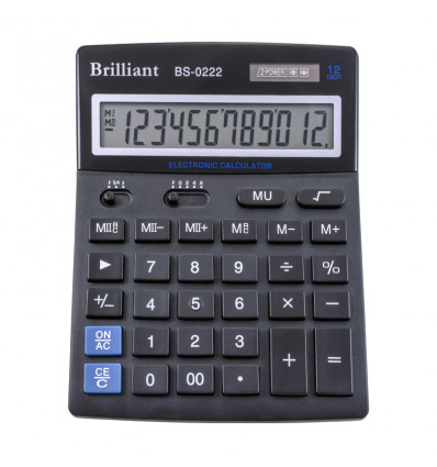 Калькулятор Brilliant BS-0222, 12 розрядів