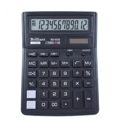 Калькулятор Brilliant BS-0333, 12 розрядів