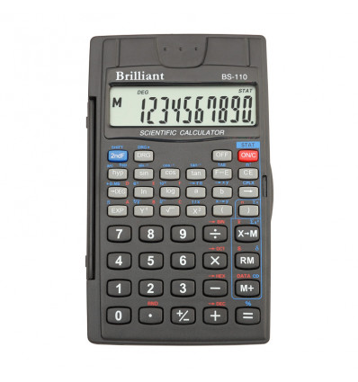 Калькулятор инженерный Brilliant BS-110, 8+2 разрядов, 56 функций