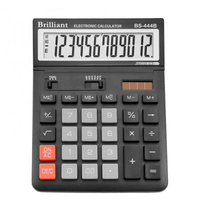 Калькулятор Brilliant BS-444В, 12 разрядов