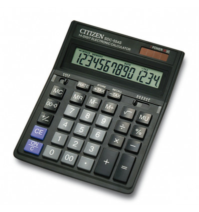 Калькулятор Citizen SDC-554S, 14 розрядів