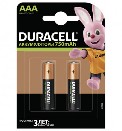 Акумулятор AAA "Duracell" 750 mAh (по 2шт.)