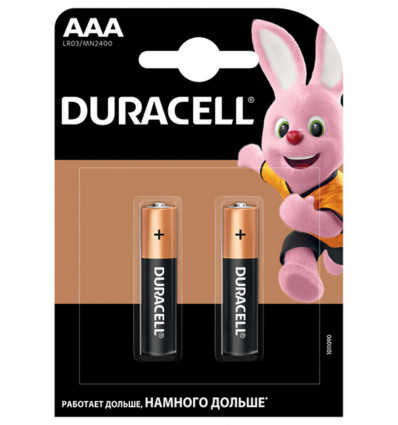 Елемент живлення (батарейка) DURACELL LR3 (ААА)