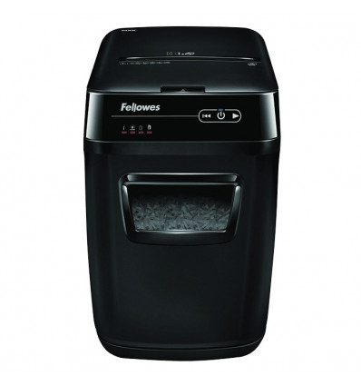 Знищувач Fellowes AutoMax 200C, 200 аркушів, фрагменти 4x38 мм, кошик 32 л., f.U4653601