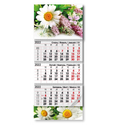 Квартальний календар 2022 "Польові ромашки"