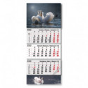 Квартальний календар 2022 "Лебеді"