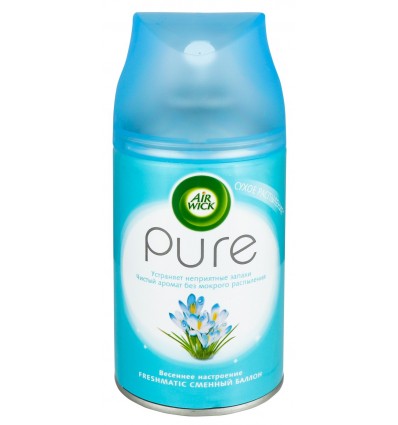 Освіжувач повітря AirWick Freshmatic Pure Весняний настрій змінний балон 250мл