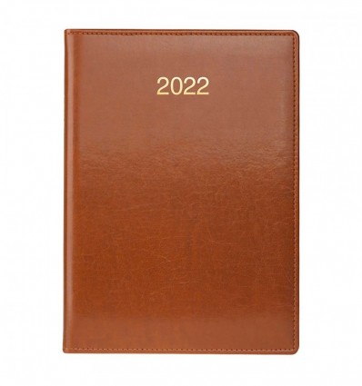 Ежедневник датированный BRUNNEN 2022 Стандарт Soft коричневый