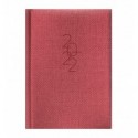 Ежедневник датированный BRUNNEN 2022 карманный Tweed красный