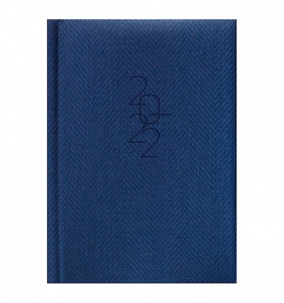 Щоденник датований BRUNNEN 2022 кишеньковий Tweed синій