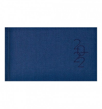 Еженедельник датированный 2022 BRUNNEN карманный Tweed синий