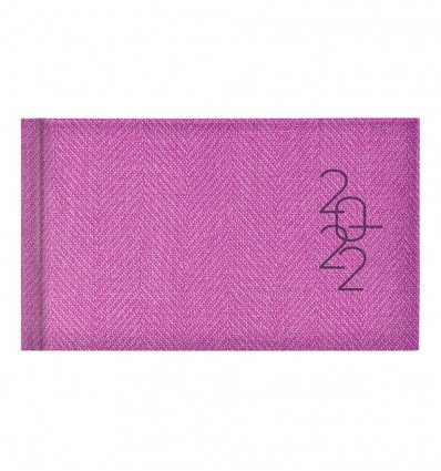 Еженедельник датированный 2022 BRUNNEN карманный Tweed фиолетовый