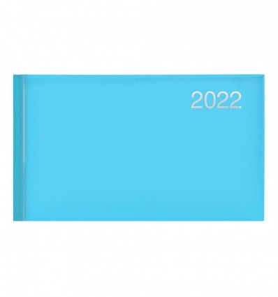 Еженедельник датированный 2022 BRUNNEN карманный Miradur trend голубой