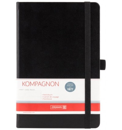 Книга записна Компаньйон BRUNNEN 10-552 27 05, чорна А5 лінія ( 10-552 27 05 )