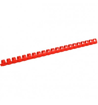 Пружина пластикова Axent 2914-06-A, 14 мм, червона, 100 штук