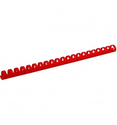 Пружина пластикова Axent 2916-06-A, 16 мм, червона, 100 штук