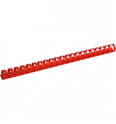 Пружина пластикова Axent 2919-06-A, 19 мм, червона, 100 штук