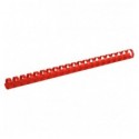 Пружина пластикова Axent 2919-06-A, 19 мм, червона, 100 штук