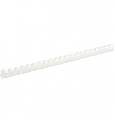 Пружина пластикова Axent 2916-21-A, 16 мм, біла, 100 штук