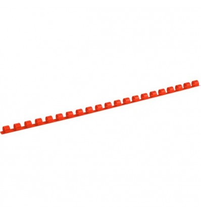 Пружина пластикова Axent 2908-06-A, 8 мм, червона, 100 штук