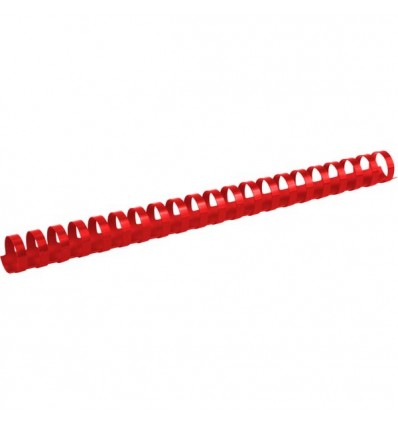 Пружина пластикова Axent 2922-06-A, 22 мм, червона, 50 штук
