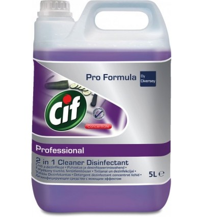 Cif Prof 2in1 Cleaner Disinfectant. Засіб для миття та дезинфекції будь яких поверхонь, (концентрат)