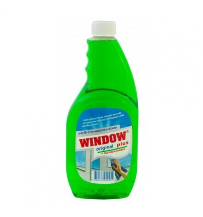 Window Plus для мытья окон Зеленый запаска 500мл