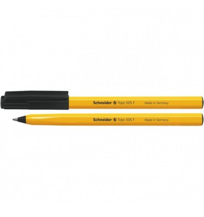 Шариковая ручка Schneider TOPS 505 F черная