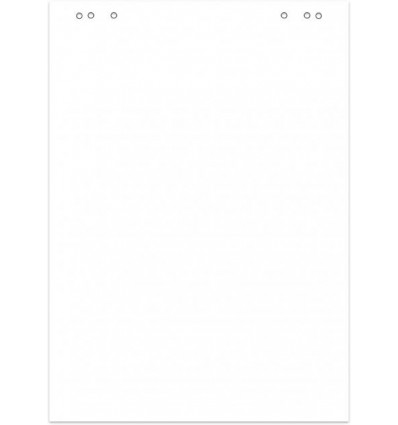Блок паперу для фліпчартів JOBMAX, 10 арк. 64 х 90 см ( BM.2294-00 )
