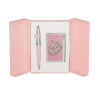 Набір подарунковий Crystal Heart: ручка кулькова + візитниця, рожевий