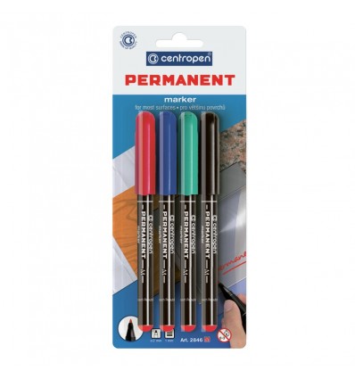 Маркер Permanent 2846/04, набор 4 шт. (блистер) ( 2846/4/BL )