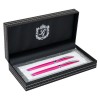 Комплект ручок Elegance з прозорими кристалами, рожевий, в подарунковому футлярі LS.443000-10