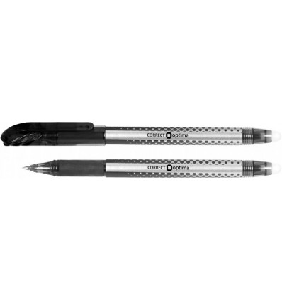 Шариковая ручка Optima CORRECT самостирающая 0.5мм черная