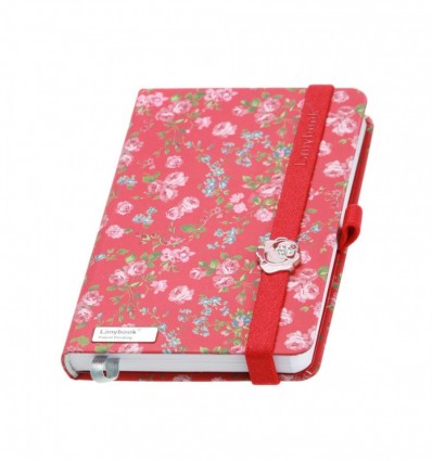 Записная книжка LanyBook Bloomy Rose А6 Красная