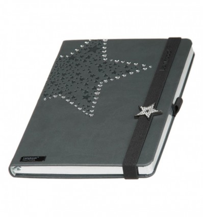 Записна книжка LanyBook Crystal Star А5 Сіра