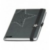 Записна книжка LanyBook Crystal Star А5 Сіра