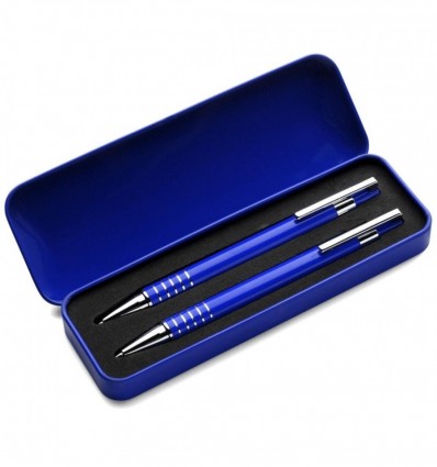 Набір ручка, олівець Синій