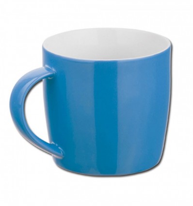 Чашка керамическая 300мл, голубая