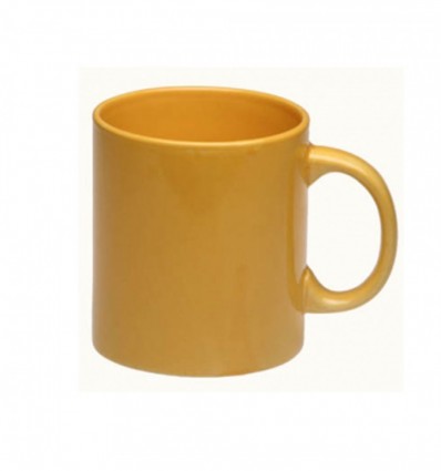 Чашка керамическая 500мл, желтая