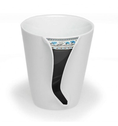 Чашка Симона с орнаментом на ручке, 300мл